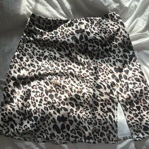 Princess Polly leopard skirt
